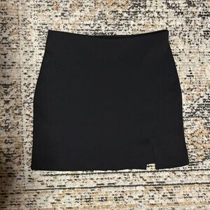 Mango Black Mini Skirt